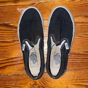 Black Slip-On Vans